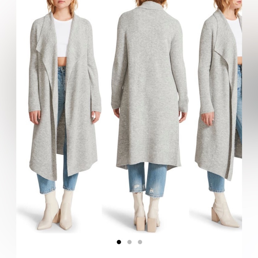 BB Dakota Steve Madden When In Doubt Open Front Cardigan NWT